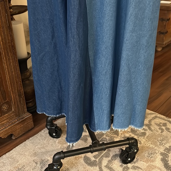 NWT Creative Genius Patchwork Denim Dress - Picture 5 of 7